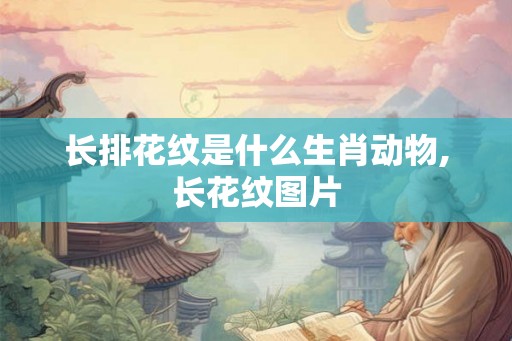 长排花纹是什么生肖动物,长花纹图片