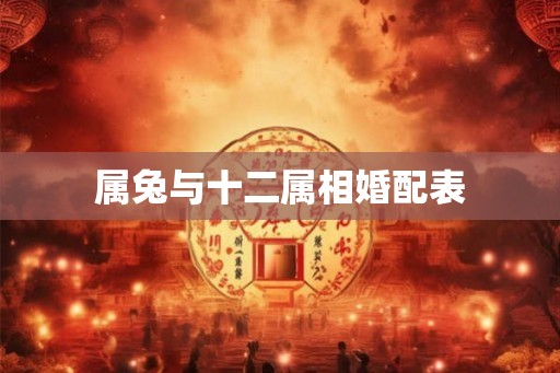 属兔与十二属相婚配表