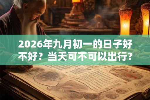 2026年九月初一的日子好不好?当天可不可以出行? 2026年九月初一的日子好不好?当天可不可以出行?