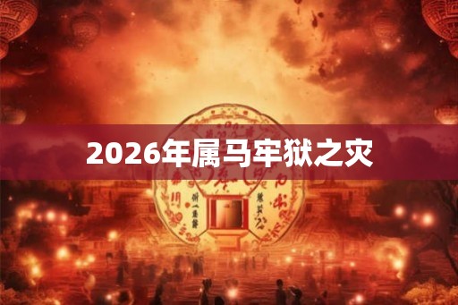 2026年属马牢狱之灾