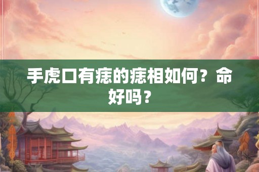 手虎口有痣的痣相如何？命好吗？