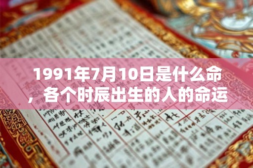 1991年7月10日是什么命，各个时辰出生的人的命运
