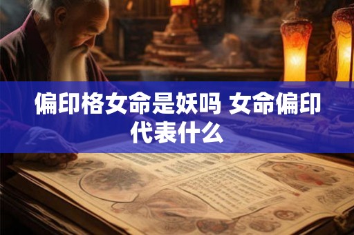 偏印格女命是妖吗 女命偏印代表什么