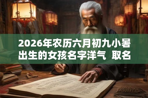 2026年农历六月初九小暑出生的女孩名字洋气  取名字最佳字