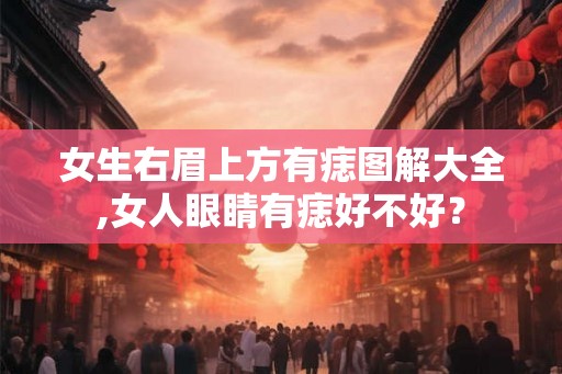 女生右眉上方有痣图解大全,女人眼睛有痣好不好？