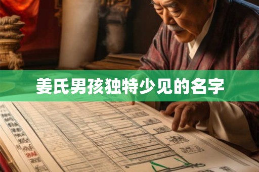 姜氏男孩独特少见的名字 姜氏男孩独特少见的名字