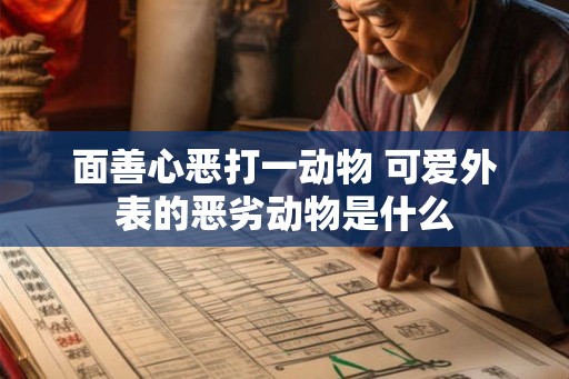 面善心恶打一动物 可爱外表的恶劣动物是什么