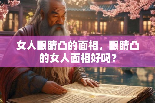 女人眼睛凸的面相，眼睛凸的女人面相好吗？