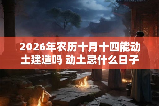 2026年农历十月十四能动土建造吗 动土忌什么日子