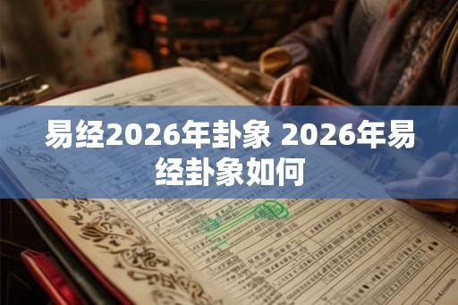 易经2026年卦象 2026年易经卦象如何