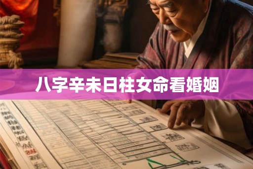 八字辛未日柱女命看婚姻