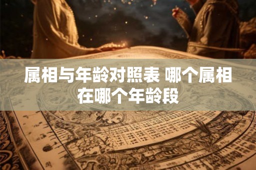 属相与年龄对照表 哪个属相在哪个年龄段