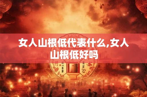 女人山根低代表什么,女人山根低好吗
