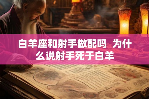 白羊座和射手做配吗  为什么说射手死于白羊
