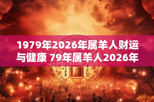 1979年2026年属羊人财运与健康 79年属羊人2026年运气