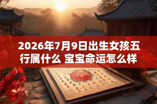 2026年7月9日出生女孩五行属什么 宝宝命运怎么样