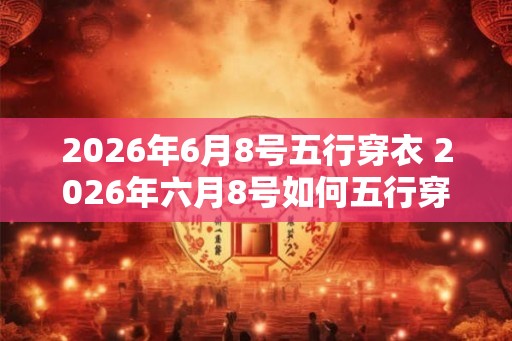 2026年6月8号五行穿衣 2026年六月8号如何五行穿衣 2026年6月8号五行穿衣 2026年六月8号如何五行穿衣