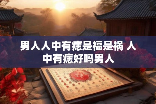 男人人中有痣是福是祸 人中有痣好吗男人