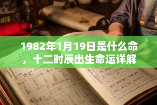 1982年1月19日是什么命,十二时辰出生命运详解 1982年1月19日是什么命,十二时辰出生命运详解