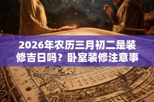 2026年农历三月初二是装修吉日吗?卧室装修注意事项! 2026年农历三月初二是装修吉日吗?卧室装修注意事项!