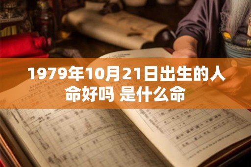1979年10月21日出生的人命好吗 是什么命
