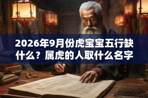 2026年9月份虎宝宝五行缺什么？属虎的人取什么名字好