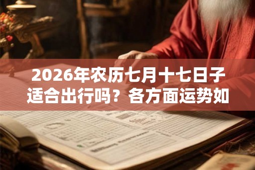 2026年农历七月十七日子适合出行吗？各方面运势如何？