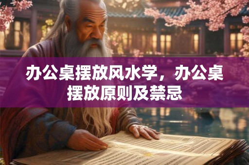 办公桌摆放风水学，办公桌摆放原则及禁忌