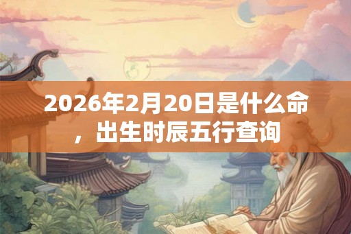 2026年2月20日是什么命，出生时辰五行查询