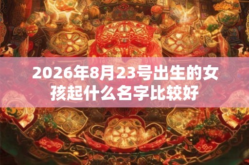 2026年8月23号出生的女孩起什么名字比较好 2026年8月23号出生的女孩起什么名字比较好