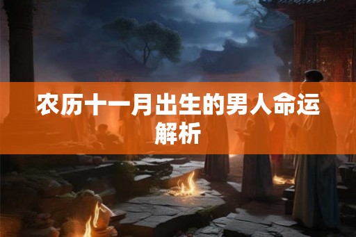 农历十一月出生的男人命运解析
