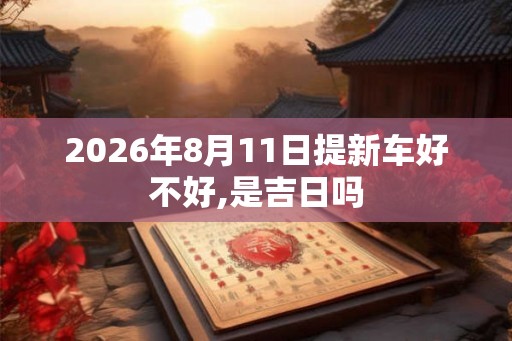 2026年8月11日提新车好不好,是吉日吗