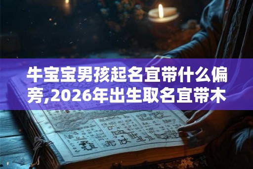 牛宝宝男孩起名宜带什么偏旁,2026年出生取名宜带木字旁