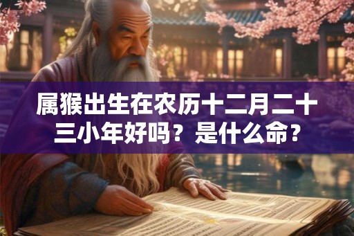 属猴出生在农历十二月二十三小年好吗?是什么命? 属猴出生在农历十二月二十三小年好吗?是什么命?