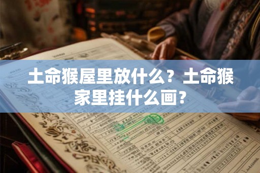 土命猴屋里放什么?土命猴家里挂什么画? 土命猴屋里放什么?土命猴家里挂什么画?