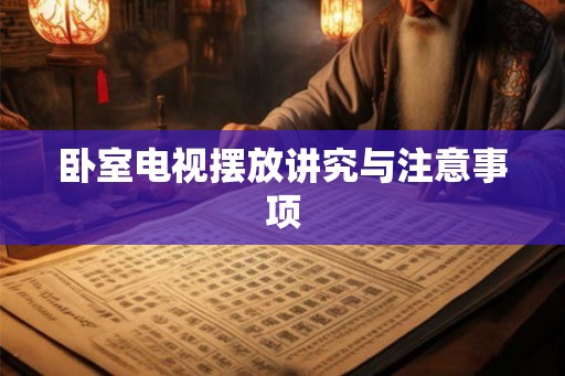 卧室电视摆放讲究与注意事项 卧室电视摆放讲究与注意事项