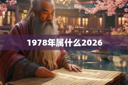 1978年属什么2026