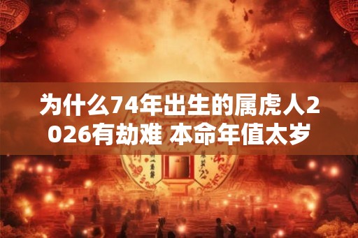 为什么74年出生的属虎人2026有劫难 本命年值太岁