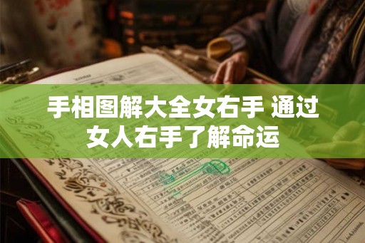 手相图解大全女右手 通过女人右手了解命运
