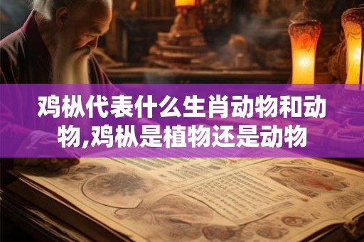 鸡枞代表什么生肖动物和动物,鸡枞是植物还是动物