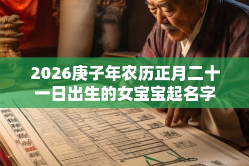 2026庚子年农历正月二十一日出生的女宝宝起名字