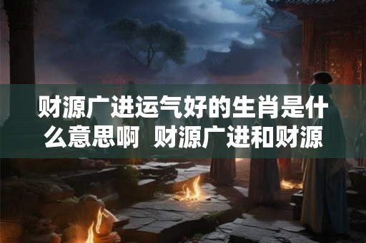 财源广进运气好的生肖是什么意思啊  财源广进和财源滚滚区别