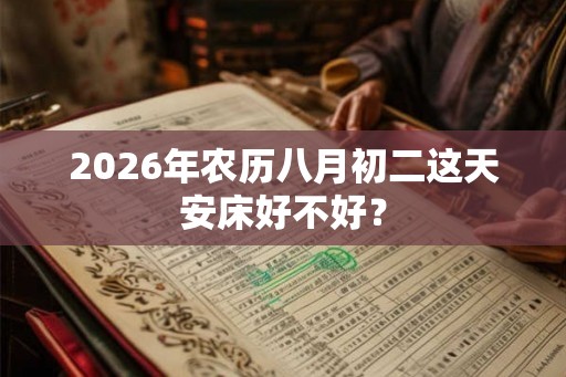2026年农历八月初二这天安床好不好？