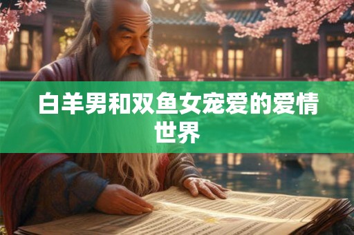 白羊男和双鱼女宠爱的爱情世界