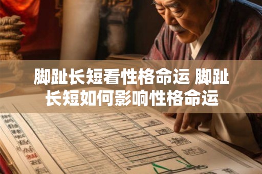 脚趾长短看性格命运 脚趾长短如何影响性格命运