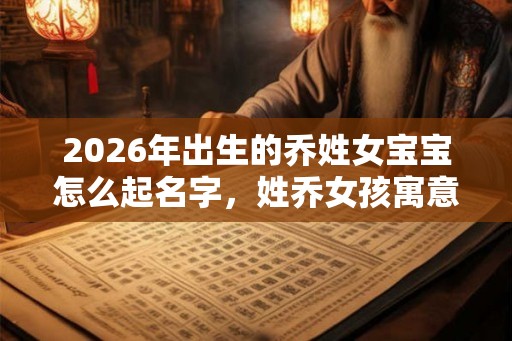 2026年出生的乔姓女宝宝怎么起名字，姓乔女孩寓意好的名字
