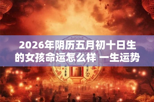2026年阴历五月初十日生的女孩命运怎么样 一生运势详解 2026年阴历五月初十日生的女孩命运怎么样 一生运势详解