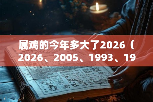 属鸡的今年多大了2026（2026、2005、1993、1981、1969）