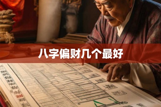 八字偏财几个最好