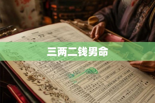 三两二钱男命